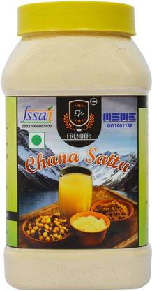 FRENUTRI Chana Sattu Powder Gram Flour Sattu Powder , Healthy Roasted Chick peas Flour