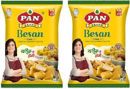 PAN Brand Besan | Made From Unpolished Chana Dal | Trusted by Neetu Kapoor