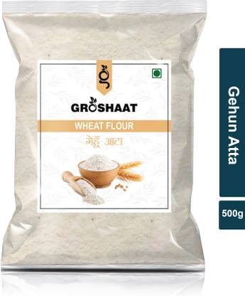 Groshaat Gehun Atta (Wheat Flour)- 500gm Pack