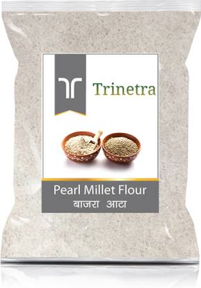 Trinetra Best Quality Bajra Atta (Pearl Millet Flour)-500gm (Pack Of 1)