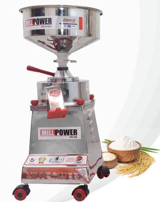 MILL POWER 9 kg/hr, 750W, EXPORT MODEL, TO GRIND ALL GRAINS USING 6" Stone Grinder SS1E Mini Flour Mill For Home Price -Easy to Use, Low-Noise, Domestic Use Flourmill