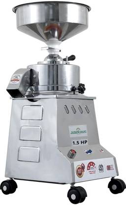 Jaisinghani 1.5 HP Stone Flour Mill, Heavy Duty Atta Chakki for Home with 10 to 12 Kg/hr Maximum Output Flourmill