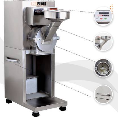 MILL POWER 30 kg per hour for All Grains, 2880 RPM 3 hp Pulverizer, 3 hp Pulverizer Machine, 3 hp Atta Chaki (Atta Chakki) Flourmill