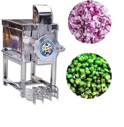 Capton 1HP STAINLESS STEEL VEGETABLES,CABBAGE,ONION,CHILLY CUTTER FOR COMMERCIAL,HOTEL 1 hp chilly cutter Flourmill