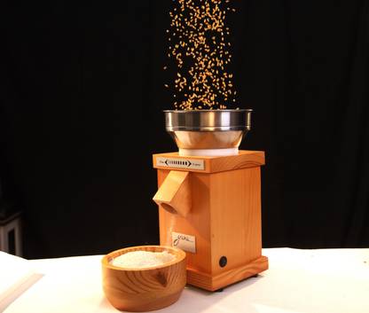 Grana Grain Mill Grana Grain Mill, Premium Multigrain Mill for Home Use (Colour: Pine Wood) GRN-GM-PW-PNY-01 Flourmill