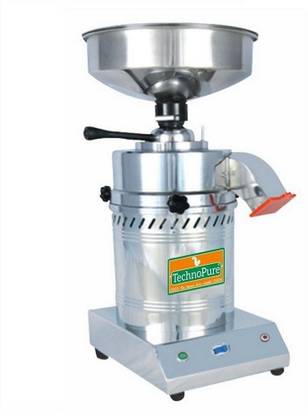 TechnoPure Automatic Domestic Flour Mill Machine for Home Gharghanti Atta Chakki Stainless Steel 1HP Single Phase Motor, 7-15 Kg/Hour Flourmill