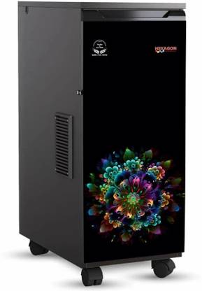 Shreejifine Hexagon Automatic Domestic atta chakki machine gharghanti chakki for home use Rainbow Flower Flourmill