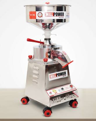 MILL POWER 1E (NO 1 ATTA CHAKKI MACHINE) Model SS1E - Export Quality (ISO Certified) Table Top SS Atta Chakki Machine Flourmill