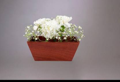 SHALABHA SHA-03 Wooden Flower Basket