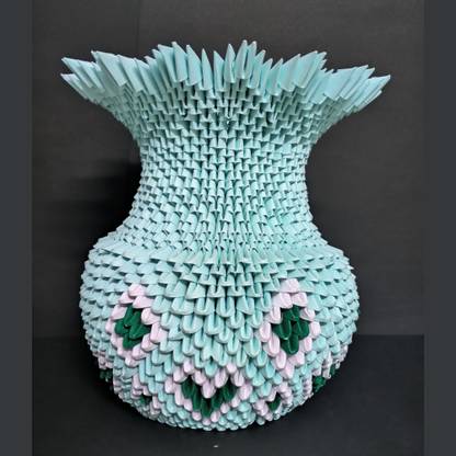 Tulsi Origami VASE - 001 Paper Mache Flower Basket