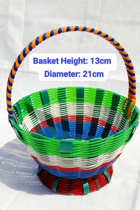 THE CURIOUS 2121 Plastic Flower Basket