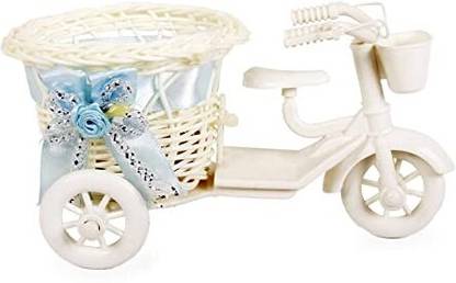 ITSY Bitsy Rattan Bicycle With Flower Basket Small - Assorted Rattan Flower Basket