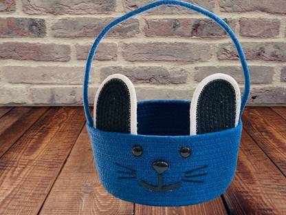 vyom creation Jute, Cotton Storage Basket