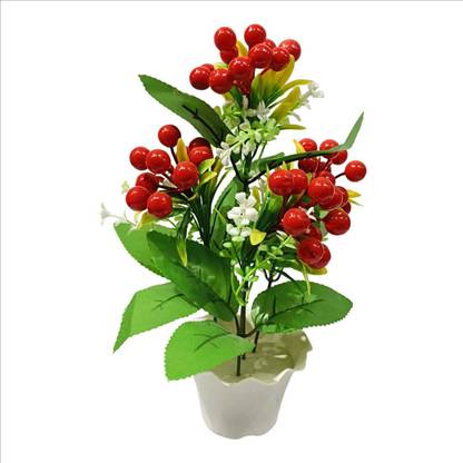 SsCosmetics GRAPES FLOWER POT Polyester, Fiber Flower Basket