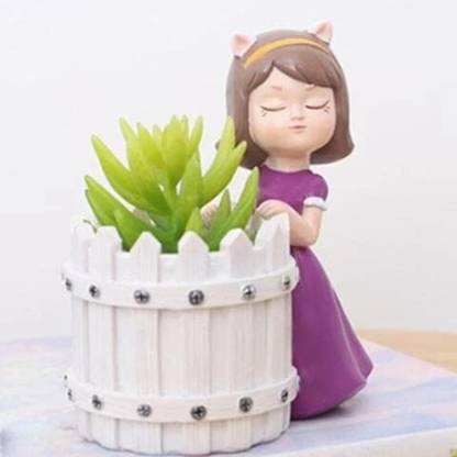 Dashdivine Beautiful Handcrafted Nature-Friendly Fiber Flower Basket