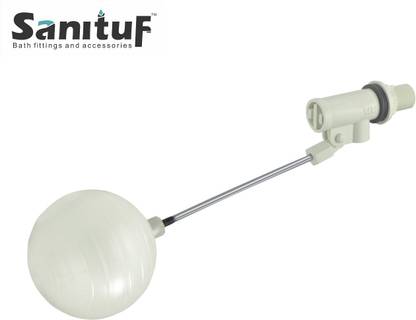 Sanituf TBC-1803 PTMT Tank Ball Cock, (25 mm, 1 inch) Flush Tank Lever
