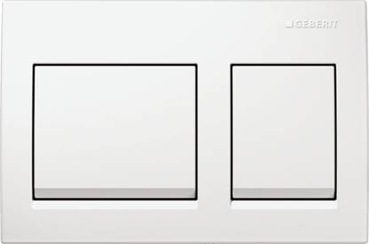 Geberit Flush Plate | White | 115.045.11.3 | Compatible with Concealed Cistern | Flush Tank Lever
