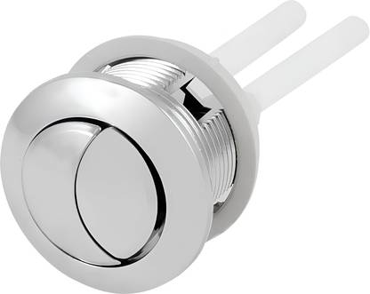 fastgear Dual Flush Knob Button for One-Piece Commode | 58 mm Round With 2 Pcs Push Rods Flush Tank Lever
