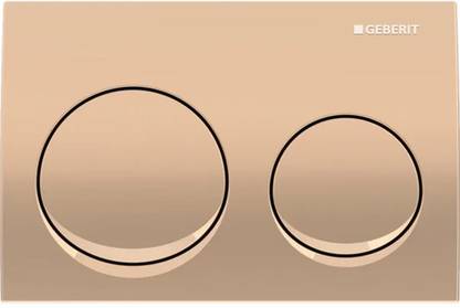 Geberit Flush Plate | Red Gold | 115.040.QA.3 | Compatible with Concealed Cistern | Flush Tank Lever