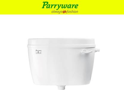 Parryware Uno Tip Top Polypropylene Cistern set of 1 pic 527 Side Handle Flush Tank