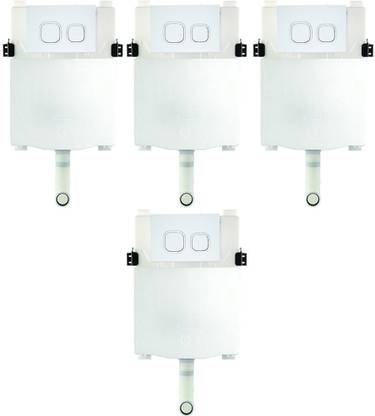 Parryware Concealed Cistern with Flush Plate set of 4 pic 149 Dual Flush Tank