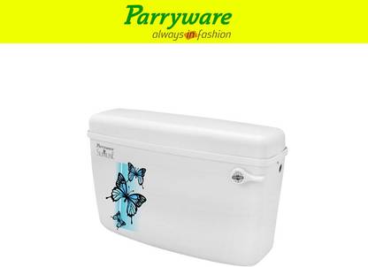 Parryware Glamour economy Single Flush Cistern set of 1 pic 215 Side Handle Flush Tank