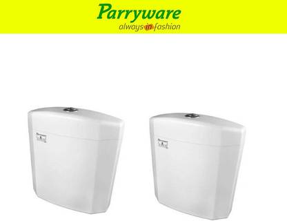 Parryware Alpha Dual Flush Cistern set of 2 pic 143 Dual Flush Tank
