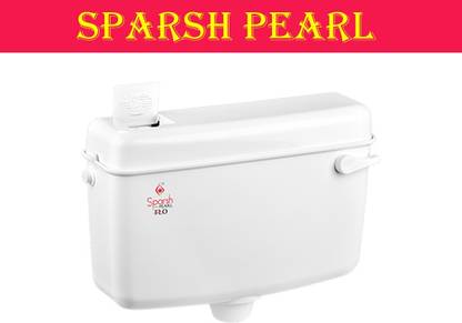 Sparsh Pearl Flo single flush tank cisten with air frehener set of 1 pic 217 Side Handle Flush Tank
