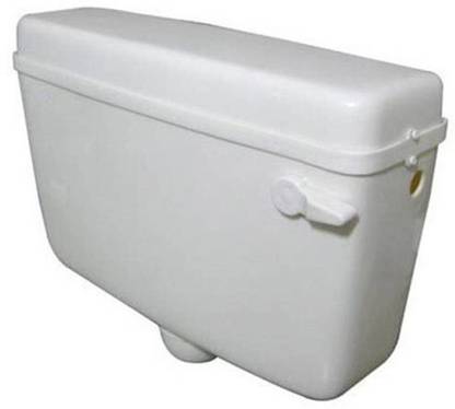 Agamya International Side Handle Flushing Cistern Flush Tank 10 Liter Capacity With All Accessories Single Flush Tank