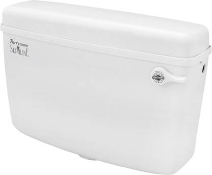 Parryware Slimline Single Flush Polymer Cistern for Toilet With complete flushing set Single Flush Tank