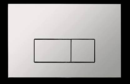 STAR Front Push Plate Loop Model Chrome Plated Exclusively for Hindware Series Dual Flush Tank