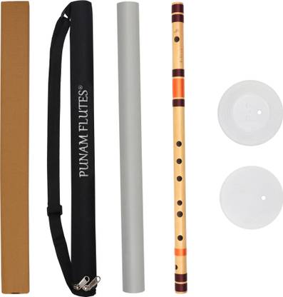 Punam Flutes G Sharp Base Premium Bansuri (Right Hand) 24.2 inches Bamboo Flute