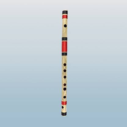 MAGA MART C Natural 7 Hole Right Hand Bansuri 19 inch Bamboo Flute
