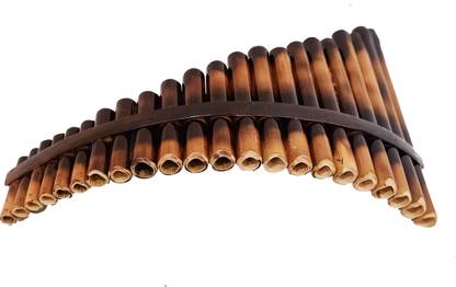 Nadvenu handmade Pan flute for Concerts, C KEY Right Hand Instrument 22 Pan Pipe Bamboo Flute