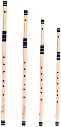 SG MUSICAL Professional E # (30 INCH ) , C (34INCH) , D Sharp & G # (24 INCH ) Base 7 Hole Bamboo Flute