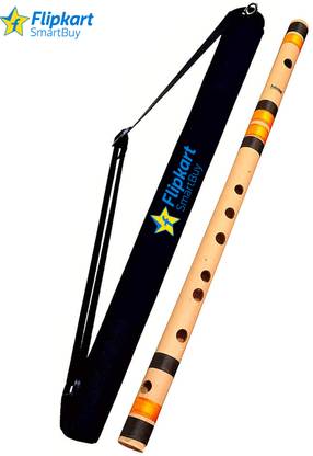 Flipkart SmartBuy C Natural 7 Hole Right Hand Bansuri Size 19 inches Bamboo Flute Bamboo Flute Bamboo Flute