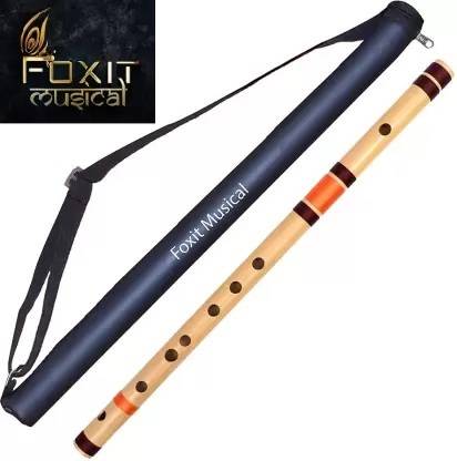 Foxit Musical C Natural 7 Hole Right Hand Bansuri Size 19 inches Bamboo Flute Bamboo Flute Bamboo Flute  (48 cm)