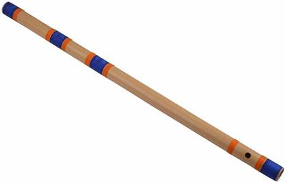 Kanha F Scale Natural Base Bamboo Flute Musical Instrument (Bansuri) Bamboo Flute