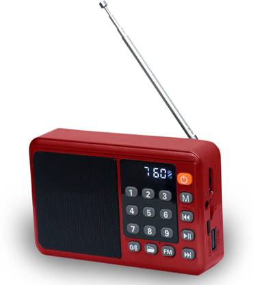 Primate M9 Pocket Blast FM Radio & Bluetooth Speaker | Powerful Sound, Type-C,AUX,SD,USB FM Radio