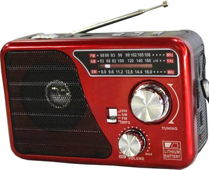 Fangtooth R-521URT 3 BAND FM/AM/SW Analog Tuning Radio with LED Torch FM Radio