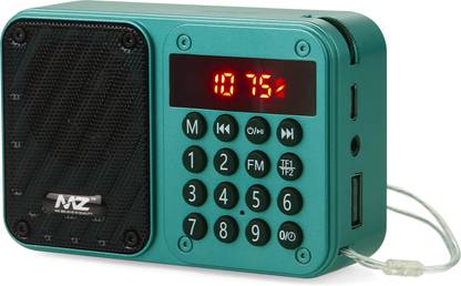 MZ M7 SUPER FM RADIO With Bluetooth/USB/Aux/TFT Card 1200mAh Battery FM Radio