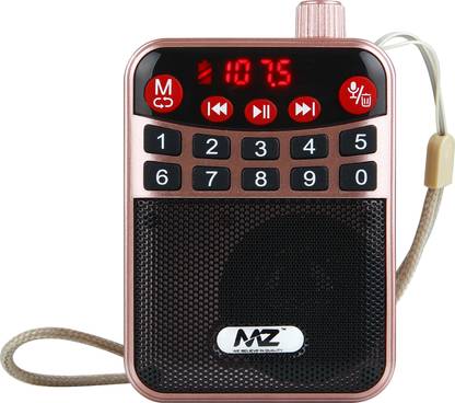 MZ M63VP (Multimedia Digital Player) with Bluetooth FM 3W Speaker FM Radio
