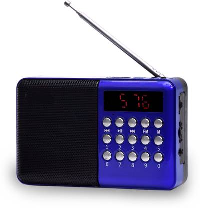 JAXTER Pocket Blast Speaker with Bluetooth, FM, USB/SD Card, and AUX Radio FM Radio