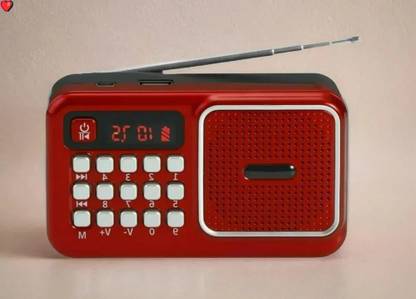 BAYEEN X157(FM SUPER RADIO) With Bluetooth/USB/Aux/TFT Card 1200mAh Battrey FM Radio