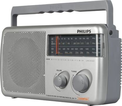 Philips Radio RL384TV/N with MW/FM/SW/TV Bands, 500mW RMS Sound output