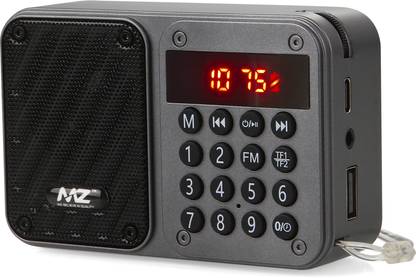 MZ M7 SUPER FM RADIO With Bluetooth/USB/Aux/TFT Card 1200mAh Battery FM Radio