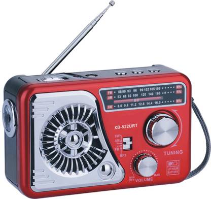 Fangtooth XB-522 AM/FM/SW World Receiver 3 Bands Radio with LED Torch Bluetooth Mp3 Player FM Radio