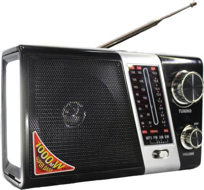 BeerTech YG-852URT Portable Multimedia FM/AM/SW Player 3 Band Analog FM Radio