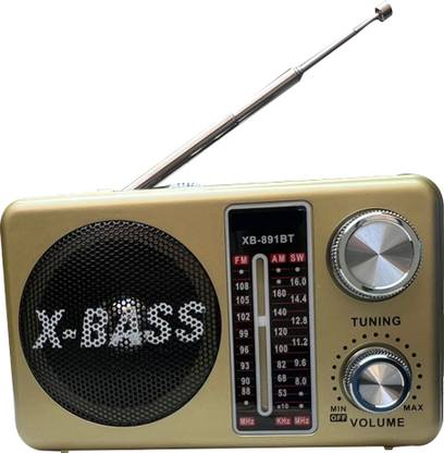 Fangtooth XB-891 AM/FM/SW World Receiver 3 Bands Radio with LED Torch Bluetooth Mp3 Player FM Radio