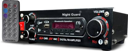 Night Guard AC/DC FM Radio Multimedia Speaker with On/Off Switch , Bluetooth,USB,SD Card,Aux FM Radio